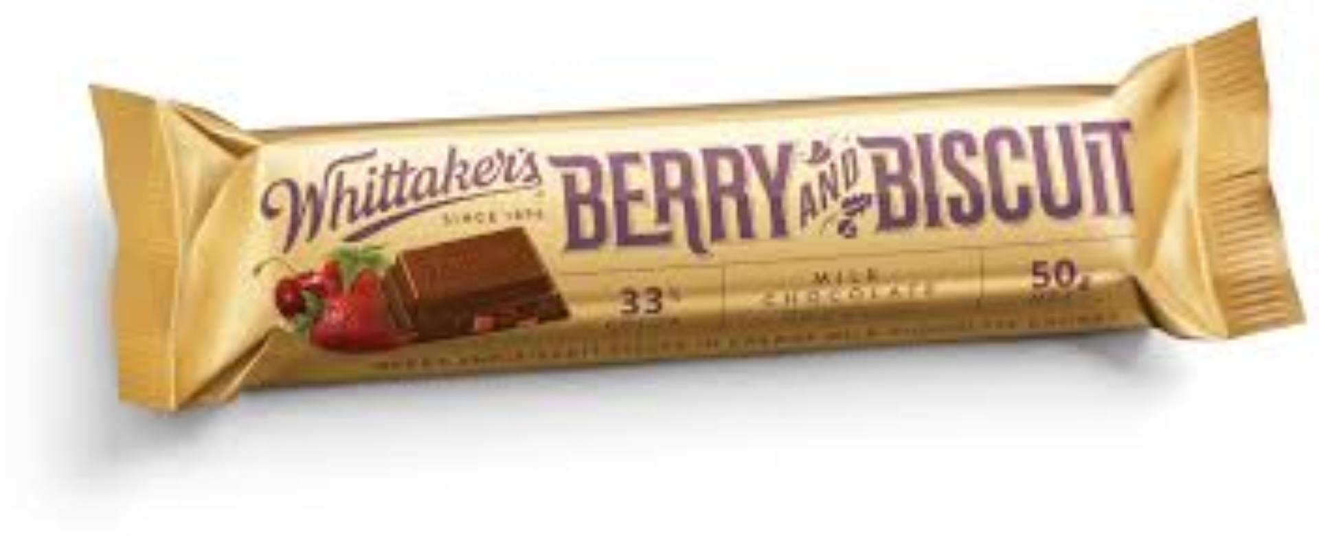 WHITTAKERS CHUNKS BERRY & BISCUIT 50G